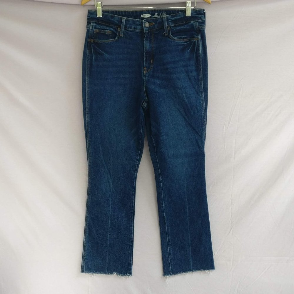 Rawhem Denim Highrise Ankle cropped Flare Jeans w8T +MEASUREMENT Thick denim 99%